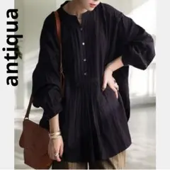 antiqua インド綿 プルオーバーブラウス シャツのサムネイル