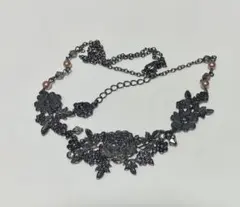 アクシーズファム axes femme ネックレス 薔薇 銀