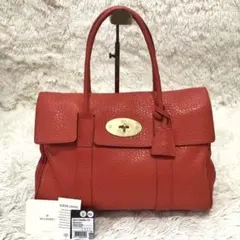 美品✨マルベリー ベイズウォーター　トートバッグ レザー レディース オレンジのサムネイル