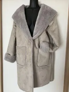 Ray Cassin レイカズン フェイク ムートン コート