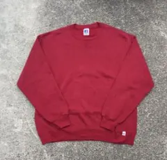 【即完売！】usa製 90s RUSSELL ラッセル スウェット 無地 前V
