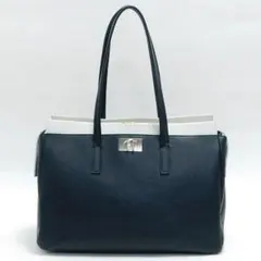 極美品FURLAフルラ 1927 トートバッグ ショルダーバッグ 黒白 A4収納