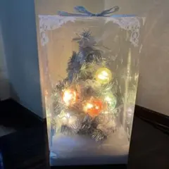 LEDライト付きミニクリスマスツリー 約25cm
