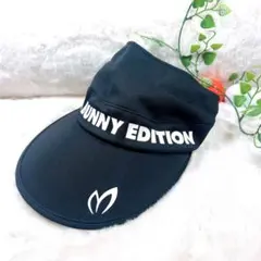 極美品 MASTER BUNNY EDITION つば広 サンバイザー 黒