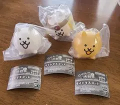 にゃんこ大戦争　ライトマスコット　セット売り　ネコ　勇者ネコ　金ネコ