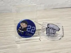 【古賀悠斗】球場限定デフォルメ缶バッチ・サイン入りピンバッジ【非売品・未開封】