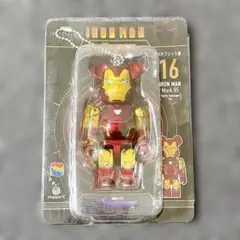Happyくじ ベアブリック 16 IRON MAN Mark85バトルダメージのサムネイル