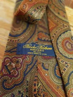USA製 Brooks Brothers ネクタイ ペイズリーのサムネイル