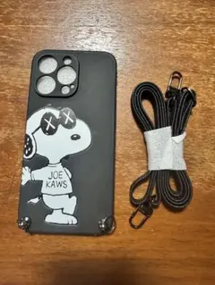 Snoopy iPhone 12Pro ケース ショルダー付き