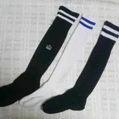 サッカー ストッキング 黒白セット Kemari87 Admiral アドミラル