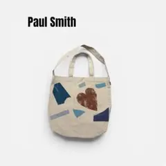 Paul Smith グラフィック ベージュ ロゴ bag ハート y2k 希少のサムネイル