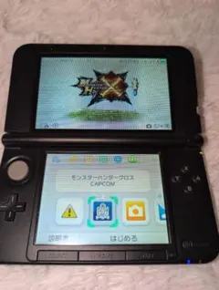 Nintendo 3DS LL シルバー×ブラック 訳あり品ソフト読み込み不安定