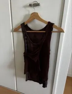 perverze Off Strap Layered Tank Topのサムネイル
