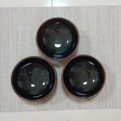 有田焼　黒皿　お皿　日本料理　昭和レトロ　ヴィンテージ　セット