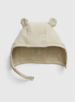 baby gap はじめてのお気に入り くまさん 細リブハット帽子 ベージュ
