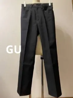 黒 スラックス ストレート