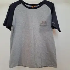 PIKO Tシャツ ラグラン グレー ブラック 綿 90s サーフ Mのサムネイル