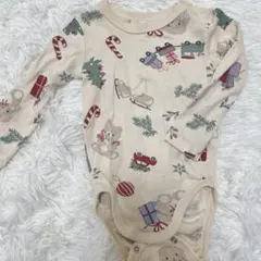 H&M ベビー ロンパース クリスマス柄 68cm