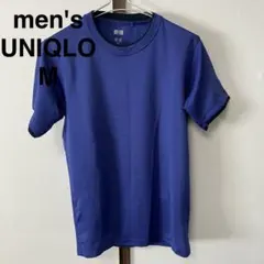 メンズ　半袖　Tシャツ　紫　ブルー　M ユニクロ　スポーツ