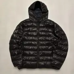 archive old uniqlo down parka brown y2k