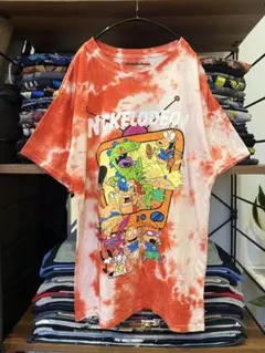 【Nickelodeon✨】海外古着 キャラクターT Y2K タイダイ