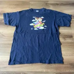 PRINTSTAR ペコちゃん ポコちゃん Tシャツ ネイビー L 2000年のサムネイル
