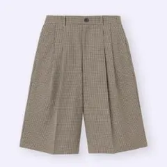 GU バミューダチェックショートパンツ