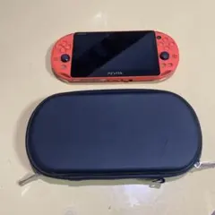 PS vita PCH-2000 ネオンオレンジ　ソフトケース付き　ジャンク品