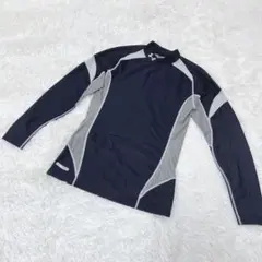 【希少】アンダーアーマー METAL コンプレッションシャツ LG 黒×グレー