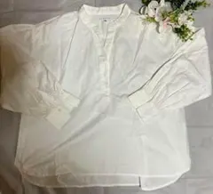 LILASIC ホワイト長袖シャツ