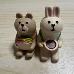コンコンブル　うさぎ　くま　concombre ピクニック
