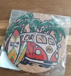 コルクコースター サーフデザイン