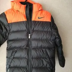 Nike ダウンコート オレンジ/ブラック