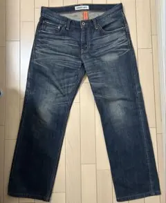 Levi's 502 ダークブルー デニムパンツ W32-L33 リーバイス