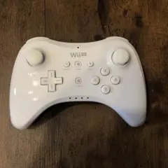 【動作確認済み】WiiUプロコン 白　プロコントローラー　純正　任天堂