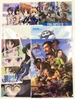 アニメ・ゲーム キャラクター クリアファイル 7枚 セット まとめ売り