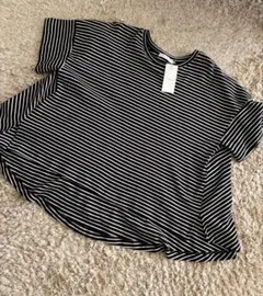 AMERICAN HOLIC バックフレアボーダープルオーバー　新品　Mサイズ