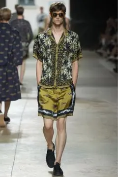 DRIES VAN NOTEN 16SS パームツリー柄　シャツ　アロハ　総柄のサムネイル