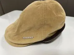 【未使用】renoma 冬用　コーデュロイ　ニット　ハンチング帽　ベレー帽