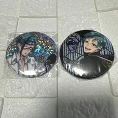 ツイステ ナムコ 缶バッジ フロイド 2点セット