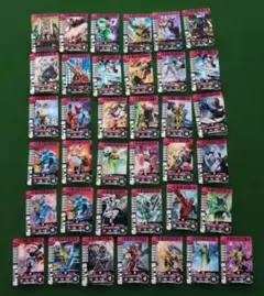 仮面ライダーガンバライドカード　W 37種　レア含む