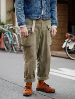 【早い者勝ち】ウエアハウスlot.1097モンキーパンツ ヘリンボーンUSMCのサムネイル