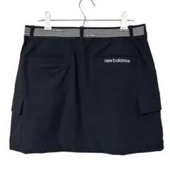 美品 NEW BALANCE GOLF カーゴスカート 黒 M L ストレッチ