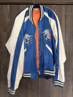 ずとまよ スカジャン 香辛龍 Sukajan (Blue) Lサイズ