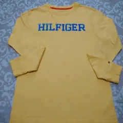 トミーヒルフィガー　sizeL/G（12-14）150cm　黃色長袖Tシャツ