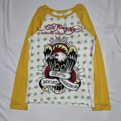 デッドストック　Ed Hardy 長袖カットソー Eagle S アメリカ製のサムネイル
