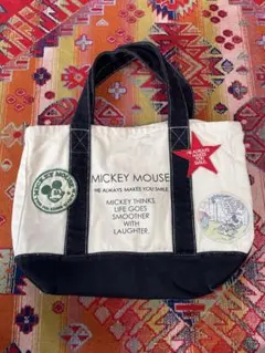 ミッキーマウス キャンバストートバッグ