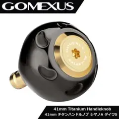 ゴメクサス　ハンドルノブ　GALAXY　41mm　ブラックゴールド