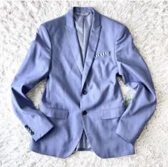 ZARA MAN テーラードジャケット ブルー　おまけ付き