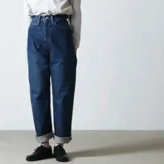 極美品 CIOTA スビンコットン 13.5oz ハイウエストデニムパンツ 28のサムネイル